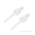 Prise en compte-gouttes cosmétique avec pipette de bulbe pour bouteille de 4 oz